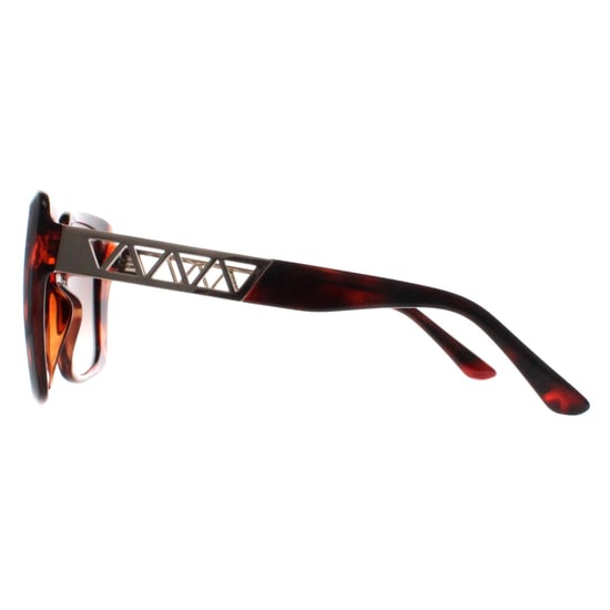 Guess Square Womens Dark Havana Brown Gradient GU7689