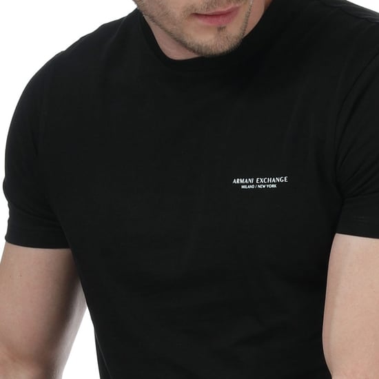 Armani Exchange Milano / New York T-shirt voor heren, zwart - Image 4