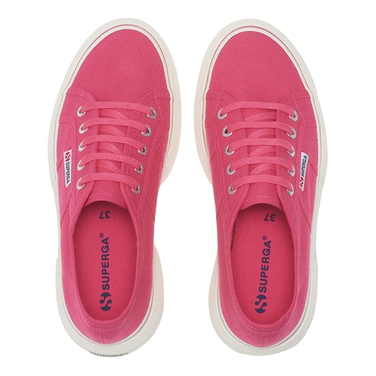 Superga Womens/Ladies 2287 Bubble Line Trainers (Fuchsia Pink/Avorio)