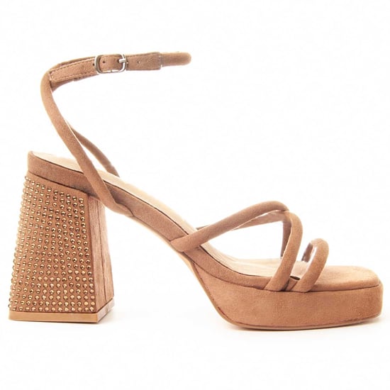 Montevita Heel Sandal Festsand in Bruin - Image 1