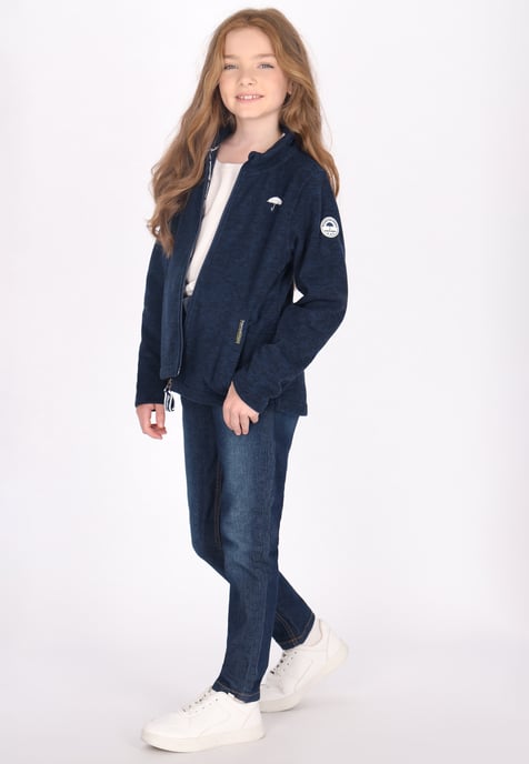 Schmuddelwedda Fleece jas meisjes (kinderen) marine gem - Image 2