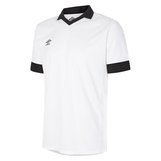 Umbro Tempest-kindertrui met korte mouwen (Wit/zwart) - Image 1