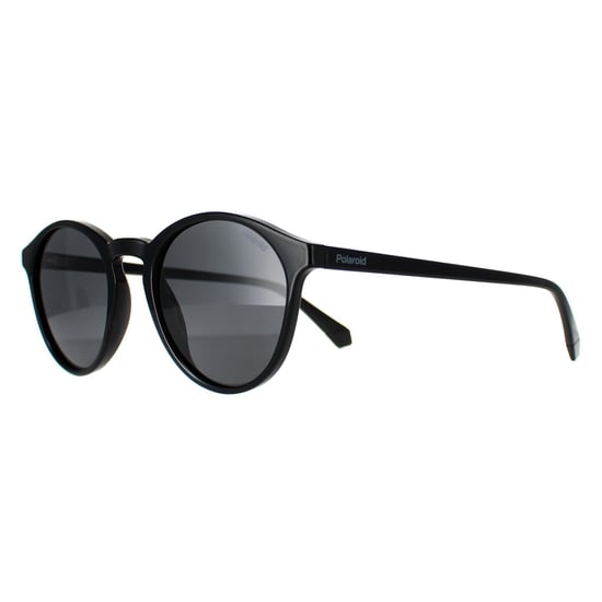Polaroid Round Mens Black Grey Polarized PLD 4153/S