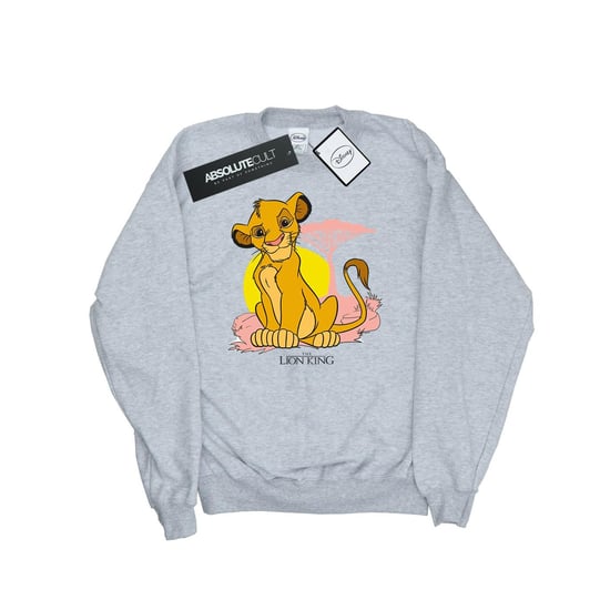 Disney Dames/Dames The Lion King Simba Pastel Sweatshirt (Sportgrijs) - Image 1