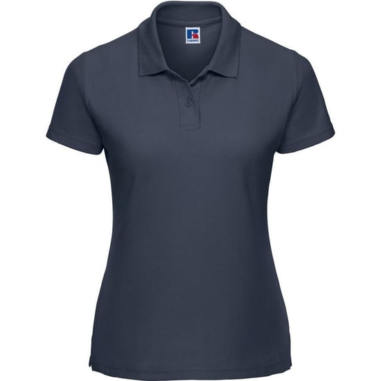 Russell Womens/Ladies Classic Plain Polycotton Polo Shirt (French Navy)