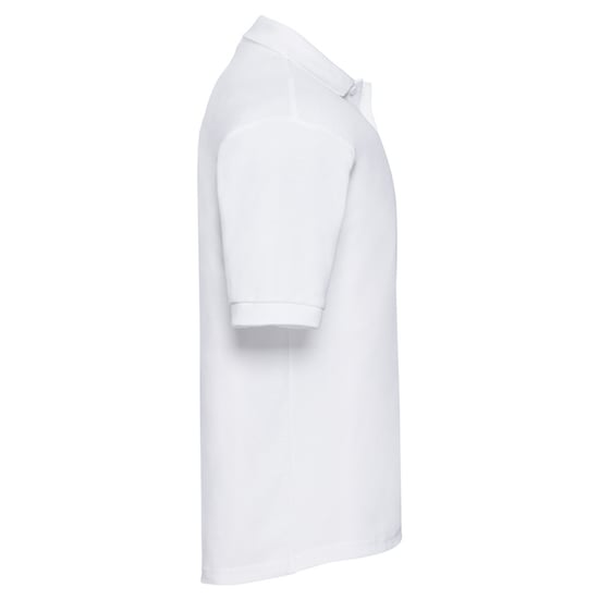 Russell Heren Klassiek Polycotton Poloshirt (Wit) - Image 3