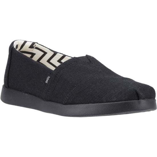 TOMS Alpargata Plus Jute Vrouwen Zwart/Zwarte Espadrilles - Image 1