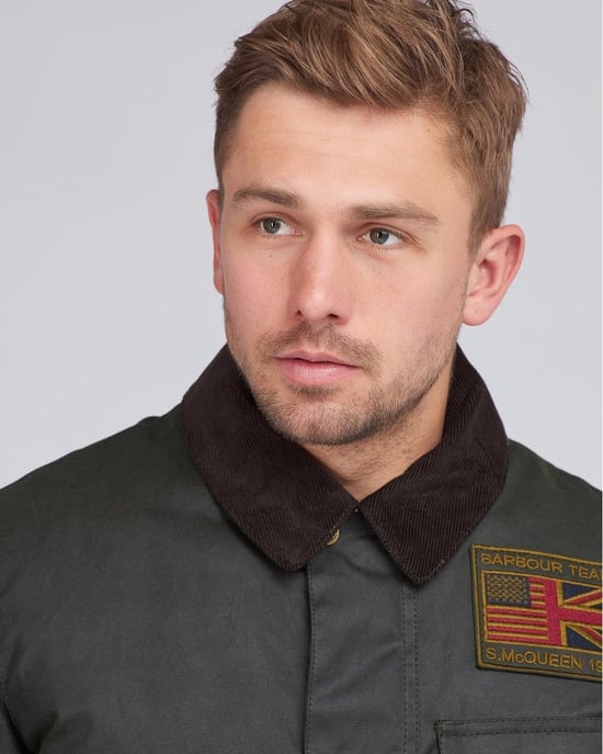 Barbour International Workers Wax Herenjacket - Image 2