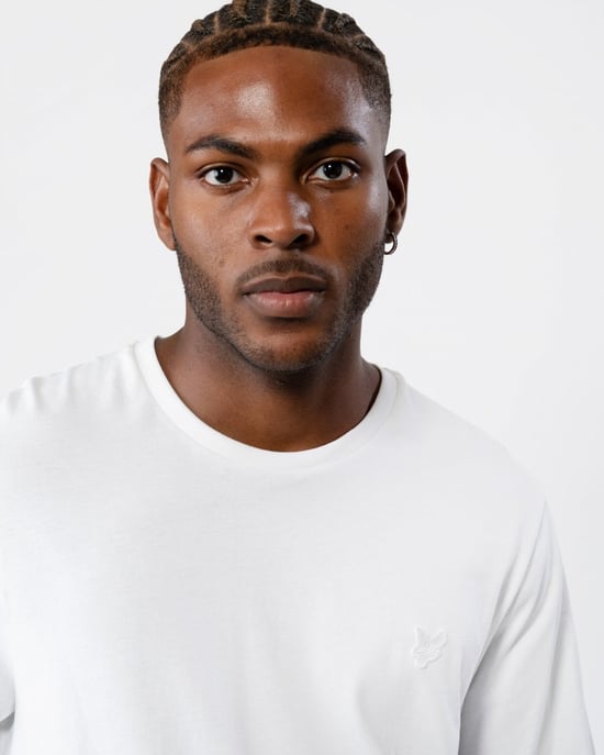 Lyle & Scott tonale Eagle wit T-shirt - Image 2
