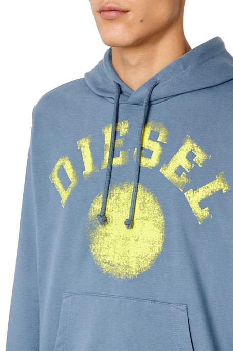 Diesel blouse Ginn Hood Mannen blauw - Image 4
