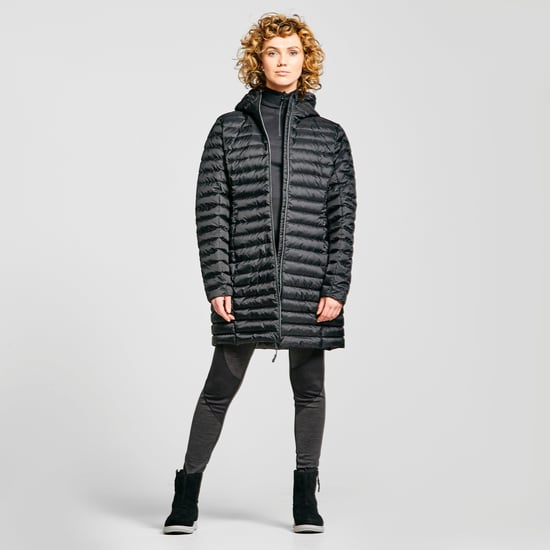 Peter Storm Women's Long Down Insulated and Water Repellent Jacket with Hood, Winter Coat