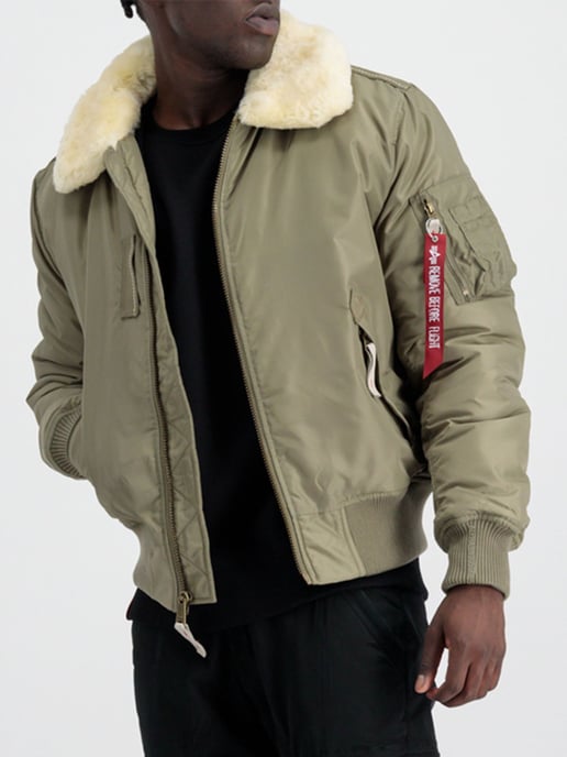 Alpha Industries Heren Injector III Vliegtuigjack in Groen - Image 1