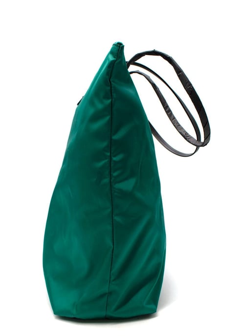 Green Tessuto Nylon Tote Bag - Image 4
