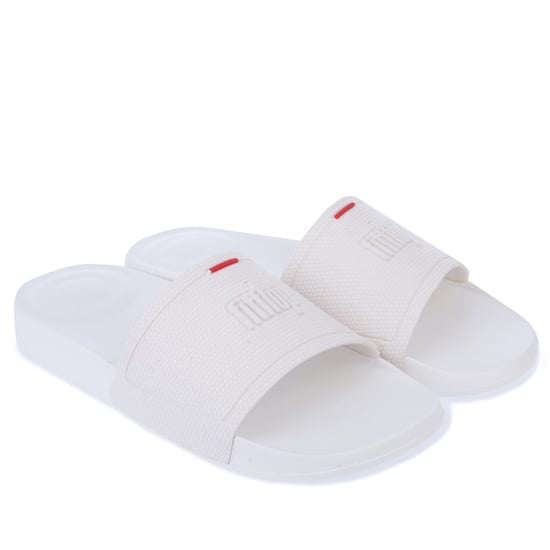 Women's Fit Flop iQushion Pool Slide Sandals in White