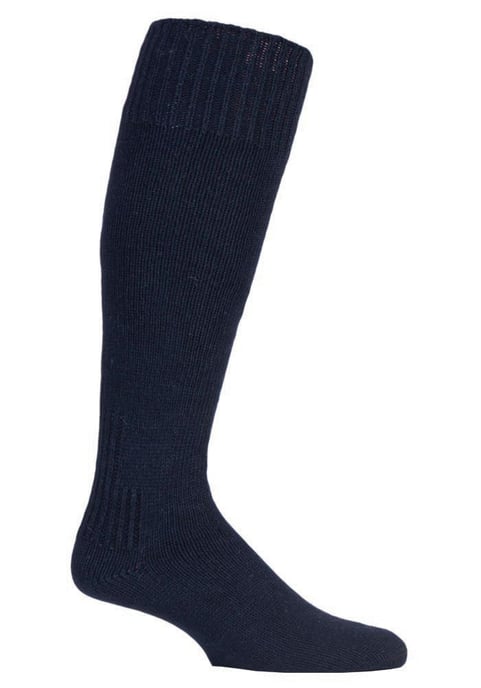 Heren Kniehoge Hengelsport Sokken Sock Snob - Marine - Image 1