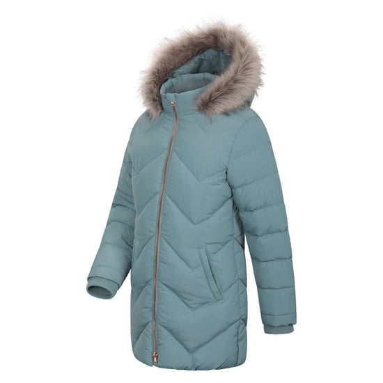 Mountain Warehouse Waterbestendige gewatteerde jas voor kinderen/Kinderen Galaxy (Teal) - Image 3