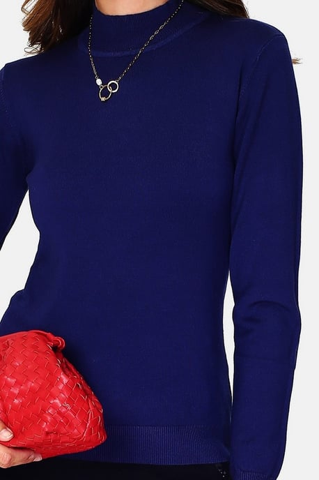GB - William de Faye - Funnel Neck - Blue