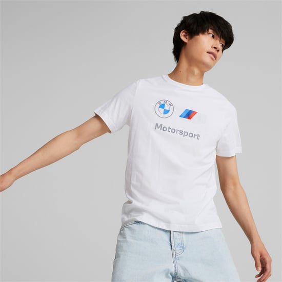 PUMA Mens BMW M Motorsport Essentials Logo T-Shirt - Image 1