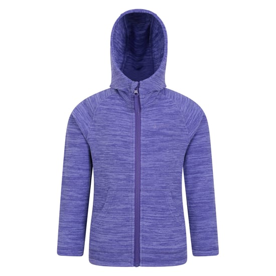 Mountain Warehouse Snowdonia II Full Zip Hoodie Kinderen/Kinderen (Paars) - Image 1