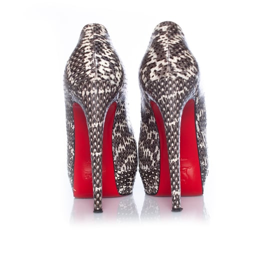 Bianca python platform pumps - Image 3