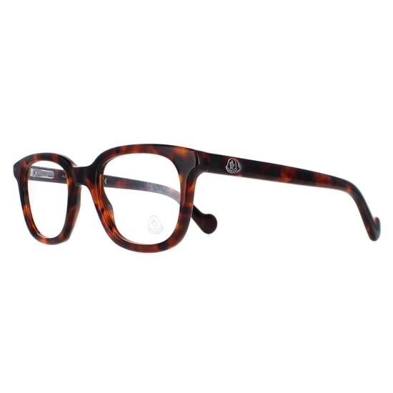 Moncler Rectangular Mens Dark Havana Glasses