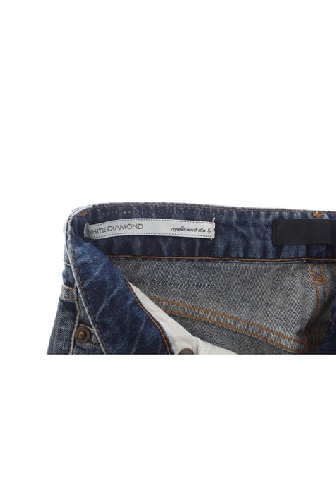 Cavalli Dames Blauwe Was Torn Katoenen Rechte Jeans - Image 4