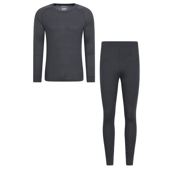Mountain Warehouse Heren Talus Thermische Base Layer Set (Houtskool) - Image 1