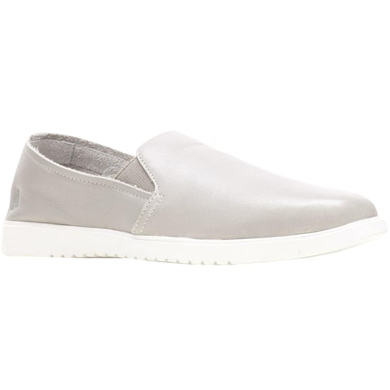 Hush Puppies Dames/dames leren schoenen voor dagelijks gebruik (Grijs) - Image 1