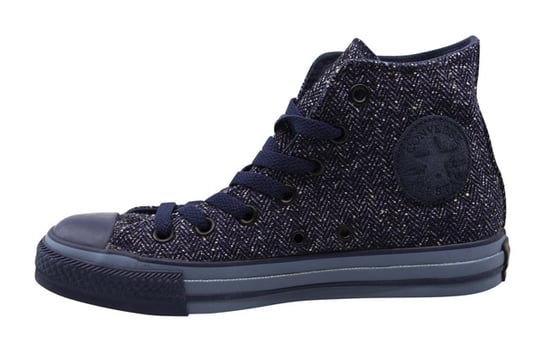 Converse Chuck Taylor Herringbone Mens Navy Plimsolls