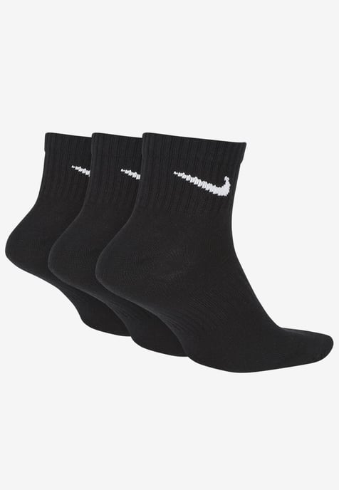 Nike Dry Cushion Everyday 3 paar enkelsokken in zwart - Image 2