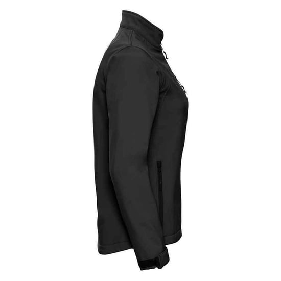 Russell Dames/Dames 3 Layer Soft Shell Jas (Zwart) - Image 3