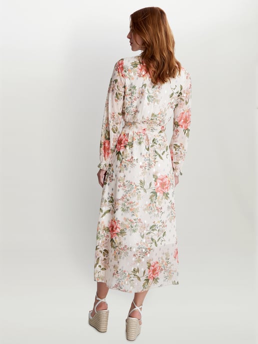 Jodette Shirred Neck Dress