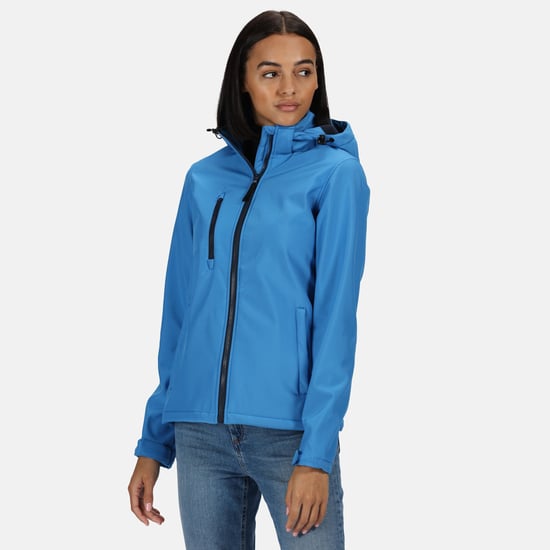 Regatta Womens/Ladies Venturer 3 Layer Membrane Soft Shell Jacket (French Blue/Navy)