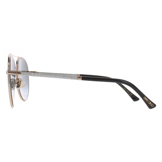 Jimmy Choo DEVAN/S RHL 9O goud zwart donkergrijs gradiënt zonnebril - Image 3