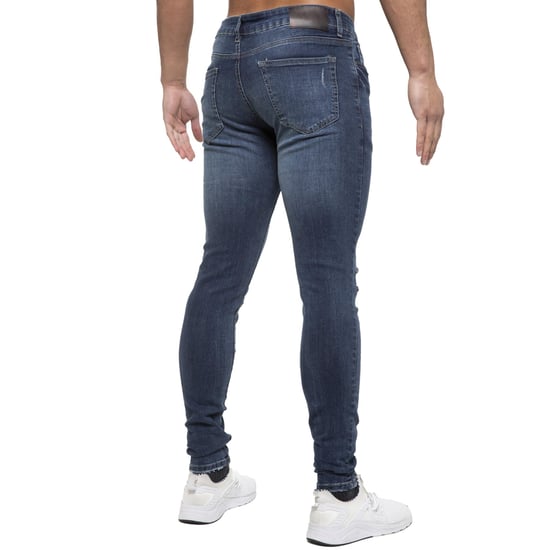 ETO heren skinny gescheurde jeans - Image 5
