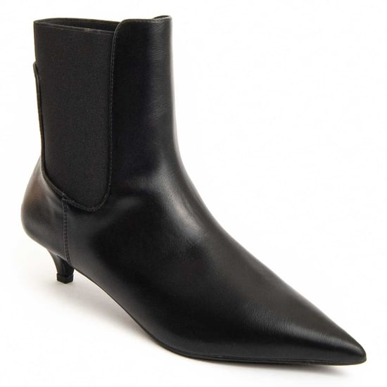Montevita Heel Ankle Boot Devilalow In Black