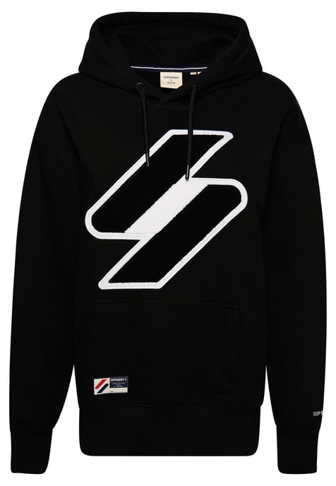 Superdry Code Logo Chenille Oversized Hoodie - Image 6