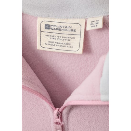 Mountain Warehouse Dames/Dames Montana Half Zip Fleece Top (Roze) - Image 3