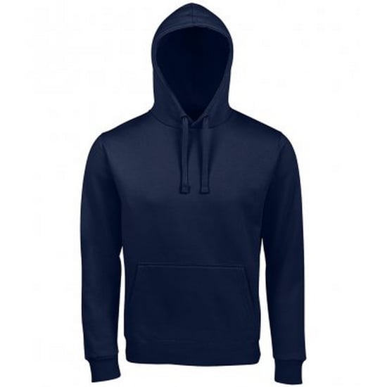 SOLS Unisex Volwassenen Spencer Hooded Sweatshirt (Franse marine) - Image 1
