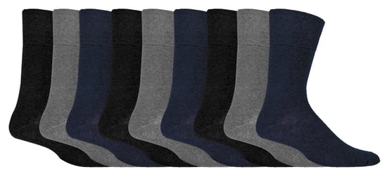 9 paar sokken zonder elastiek katoenen herensokken | Gentle Grip | Zachte losse sokken | Diabetische vriendelijke sokken - BNG - Image 1