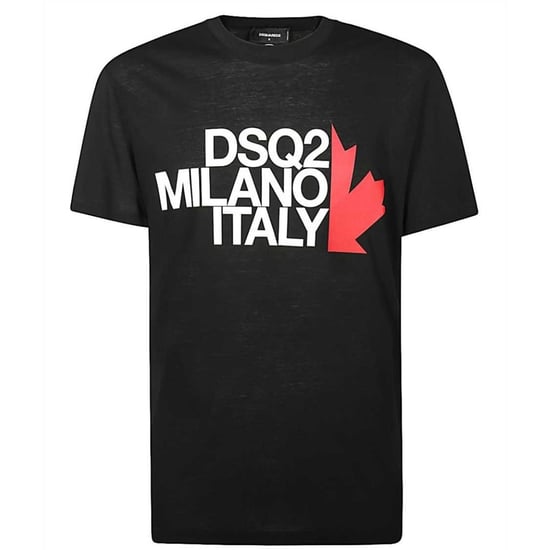 Dsquared2 DSQ2 Milano Italië zwart T-shirt - Image 1