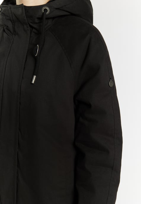 Dreimaster Winter parka Dames zwart - Image 5