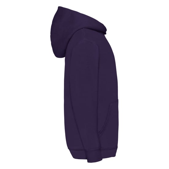 Fruit Of The Loom Childrens Unisex Hooded Sweatshirt / Hoodie (Purple)