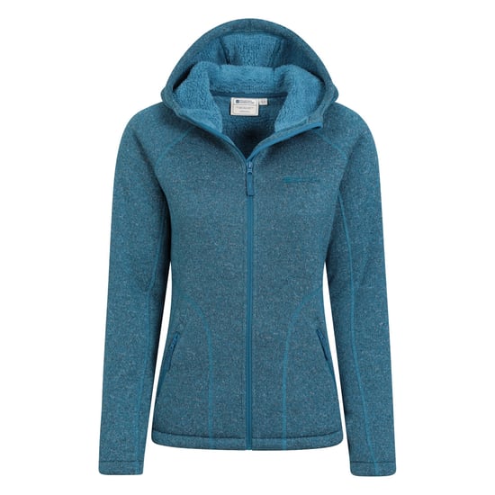 Mountain Warehouse Dames/Dames Nevis Bontgevoerde Full Zip Hoodie (Teal) - Image 5