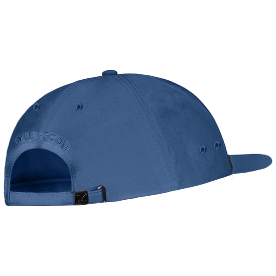 Lyle & Scott verstelbare blauwe golfpet met grafisch logo HE1600G W329 - Image 2