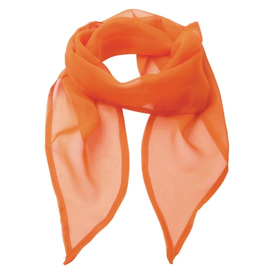 Premier Uniseks sjaal van chiffon in kleuren voor volwassenen (Terracotta) - Image 1