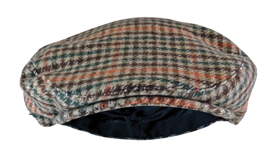 Heren Tweed Flat Cap Sock Snob Newsboy Style - GL228 Rood / Groen - Image 2