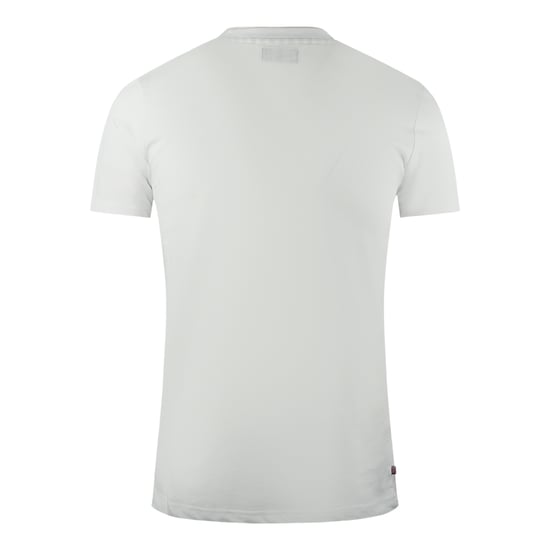 Aquascutum London Aldis Brand Logo On Chest White T-Shirt - Image 2
