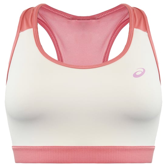 Asics Colour Block III Dames Wit/Roze Sportbeha - Image 1