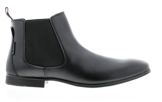 Ben Sherman lombard leather Mens Desert Boots black